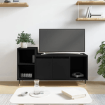 vidaXL Mobile Porta TV Nero 100x35x55 cm in Legno ingegnerizzato