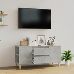 Mobile per TV Grigio Cemento 102x44,5x50 cm Legno ingegnerizzato