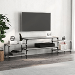 vidaXL Mobile Porta TV Grigio Sonoma 197x35x52 cm in Legno ingegnerizzato