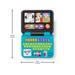 Fisher-Price-Laugh-and-Learn-Ridi-e-Impara-Il-Mio-Primo-Laptop-Edizione-italiana-Giocattolo-Elettronico-con-Contenuti-Educativi-Smart-Stages