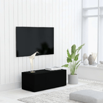 vidaXL Mobile TV Nero 80x34x30 cm in Truciolato