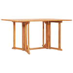 Tavolo Pieghevole a Farfalla 150x90x75 cm in Massello di Teak