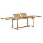 vidaXL Tavolo da Giardino Allungabile 180-280x100x75 cm in Teak