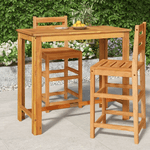 vidaXL Tavolo da Bar da Giardino 120x60x105cm Legno Massello di Acacia