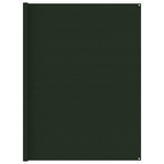 Tappeto da Tenda 250x250 cm Verde Scuro