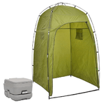 vidaXL Toilette Portatile da Campeggio con Tenda 10+10 L