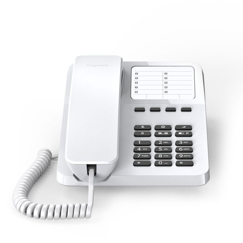 Gigaset-DESK-400-Telefono-analogico-Bianco