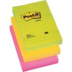 3M Post-It 660 NR pouch autoadesiva Rettangolo Multicolore 100 fogli Autoadesivo