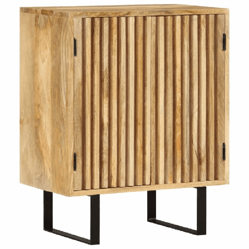 vidaXL Credenza con 2 Ante 55x35x70 cm in Legno Massello di Mango