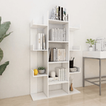 vidaXL Libreria Bianca 86x25,5x140 cm in Legno ingegnerizzato