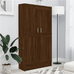 vidaXL Libreria Rovere Marrone 82,5x30,5x150 cm in Legno Ingegnerizzato