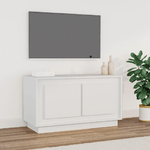 vidaXL Mobile Porta TV Bianco 80x35x45 cm in Legno ingegnerizzato