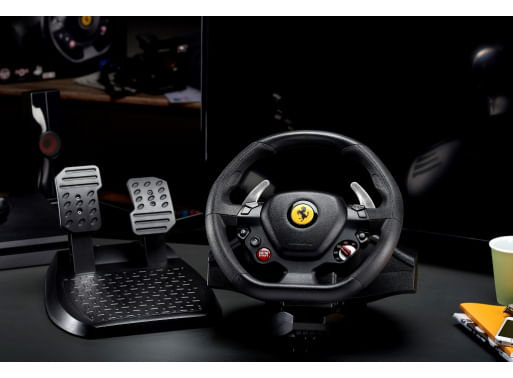 Thrustmaster-T80-Ferrari-488-GTB-Edition-Nero-Sterzo---Pedali-Digitale-PlayStation-4