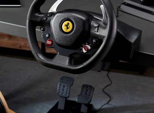 Thrustmaster-T80-Ferrari-488-GTB-Edition-Nero-Sterzo---Pedali-Digitale-PlayStation-4