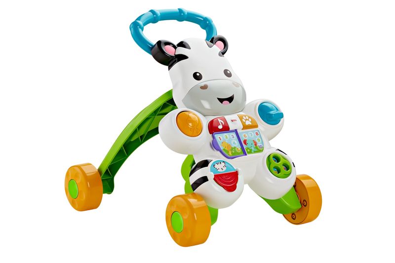 Mattel-Zebra-Primi-Passi-Spingibile-Giocattolo-Elettronico-Educativo-con-Musica-e-Suoni-per-Bambini-di-6---Mesi