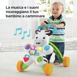 Mattel-Zebra-Primi-Passi-Spingibile-Giocattolo-Elettronico-Educativo-con-Musica-e-Suoni-per-Bambini-di-6---Mesi