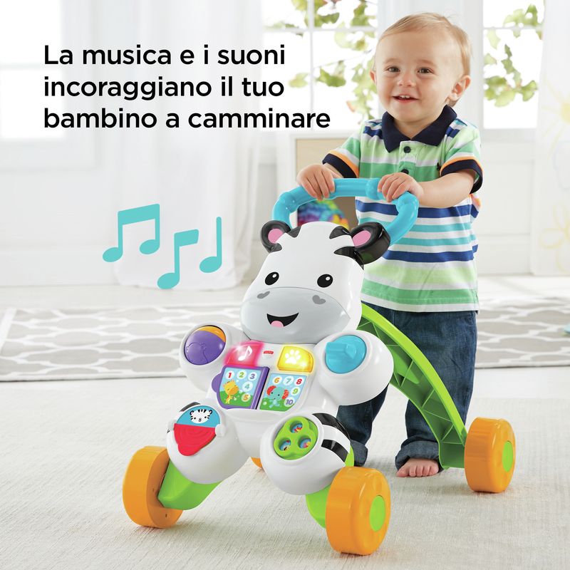 Mattel-Zebra-Primi-Passi-Spingibile-Giocattolo-Elettronico-Educativo-con-Musica-e-Suoni-per-Bambini-di-6---Mesi