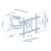 nuovaVideosuono-LCD124-Supporto-TV-a-parete-1778-cm--70---Nero