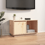 vidaXL Mobile Porta TV 74x35x44 cm in Legno Massello di Pino