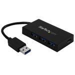 StarTech.com Hub USB 3.0 a 4 Porte - Hub USB Type-A con 1x USB-C e 3x USB-A (SuperSpeed 5Gbps) - Alimentato da Bus USB