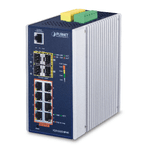 PLANET IGS-5225-8P4S switch di rete Gestito L2+ Gigabit Ethernet (10/100/1000) Supporto Power over Ethernet (PoE) Blu