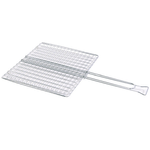 VERDELOOK Griglia di Cottura in Acciaio Inox Senza Piedini 40x35 cm. Grill per Barbecue