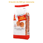 San carlo crackers di riso alla paprika 6 buste da 500 gr