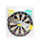 Teorema- Tiro al Bersaglio con Freccette, Dart Game 30 cm, Doubleface, Multicolore, 50010