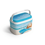 FRIGO PASSIVO PORTAILE IN PLASTICA ANTIGRAFFIO ITALY FANTASIA NATURA BAULETTO 6 LITRI SPIAGGIA CAMPEGGIO OUTDOOR