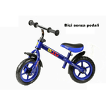 ODG Bici Bicicletta Senza Pedali Pedagogica Equilibrio Bambini 3 a 6 anni 30kg Blu