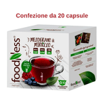 Foodness tisana melograno mirtillo compatibile nescafe' dolce gusto 20 capsule