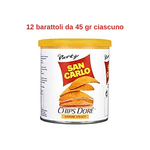 San carlo chips dore' gusto vivace 12 barattoli da 45 gr