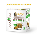 Foodness ginseng compatibile nescafe' dolce gusto 60 capsule