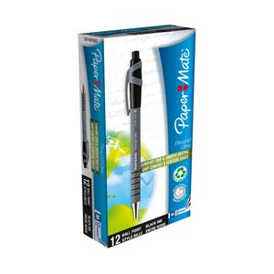 Paper Mate Papermate FlexGrip Ultra RT Nero Penna a sfera retrattile a clip Medio 12 pz