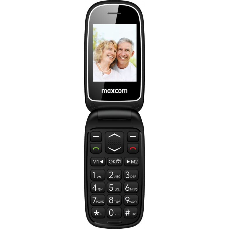 MaxCom-MM816-61-cm--2.4---78-g-Rosso-Telefono-per-anziani