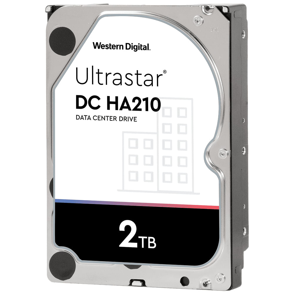 Hgst Western Digital Ultrastar DC HA210 disco rigido interno 2 TB 7200 Giri/min 128 MB 3.5" Serial ATA III