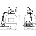 Pompa-con-Filtro-a-Sabbia-600-W-17000-l-h