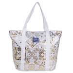 Aqua Di Mare 22758, Borsa Mare Donna, Bianco Silver, Taglia Unica