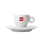 Set 12 tazzine caffe' illy in porcellana con piattino