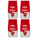 Lavazza qualita' rossa caffe' in grani 4 buste da 1 kg ciascuna