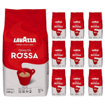 Lavazza qualita' rossa caffe' in grani 10 buste da 1 kg ciascuna