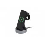 Verbatim WCS-01 Universale Nero Carica wireless Interno (WCS-01 ALU 2-IN-1 QI MFI WIRELE -  APPLE WATCH CHARGER)