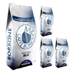 Caffe borbone in grani miscela blu linea vending confezione da 4 kg