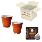 150 cialde lollo caffe' con 100 bicchierini