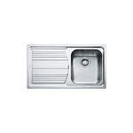 Franke Lavello Inox LLX 611 3 1-2 WWK gocciolatoio a sinistra 1 Vasca + scolapiatti 86 cm 101.0085.776