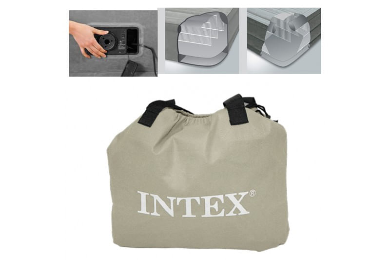 Intex-64414-materasso-ad-aria-Grigio-Argento