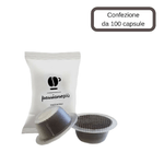 lollo caffe' compatibile bialetti miscela nera 100 capsule