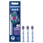 Braun Oral-B Testine Di Ricambio Pro 3D White, 3 Testine