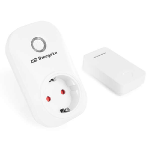 Orbegozo ENM 2000 Smart Plug con telecomando - Controllo senza batteria - Portata 150M - Potenza massima 3680W - Protezi