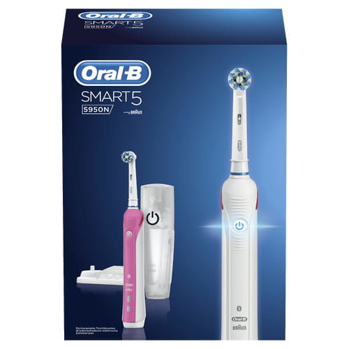 Oral-B-SmartSeries-Spazzolino-Elettrico-5-5950-CrossAction-2-Pz-Con-2-Testine-Di-Ricambio